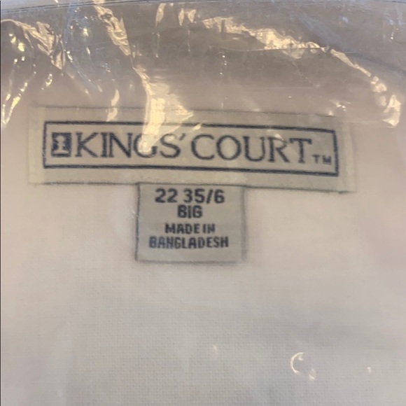 White Oxford cloth button down shirts 22 x 35/6 - Picture 2 of 4